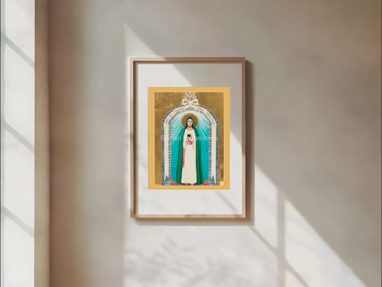 Our Lady of Revelation Icon Print
