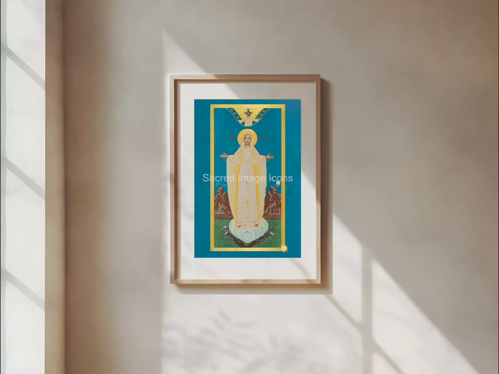 Our Lady of Fatima Byzantine Icon Print