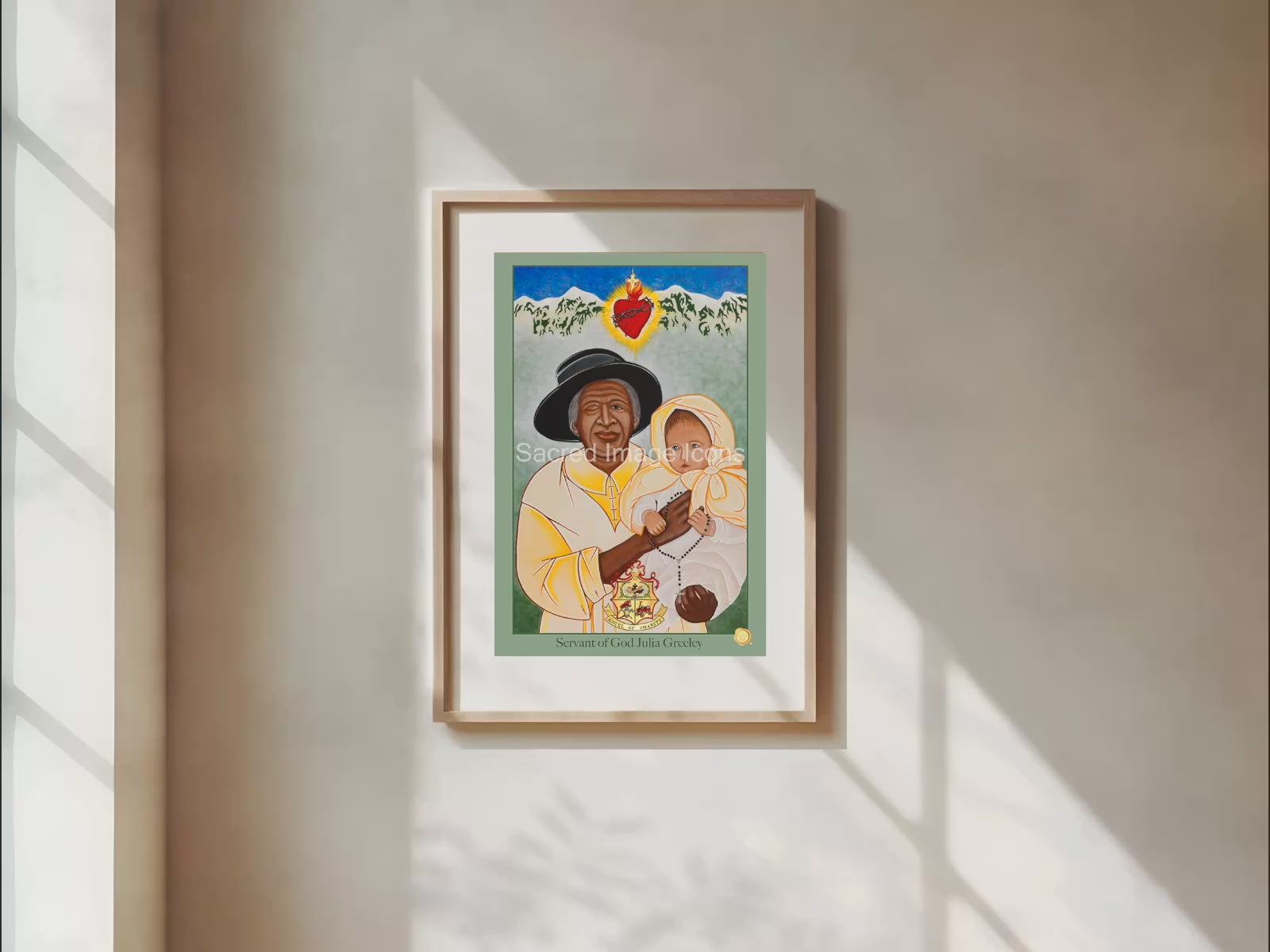 Julia Greeley Icon Print
