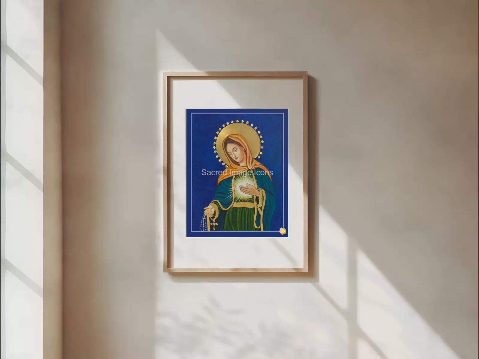 Flame of Love Icon Print