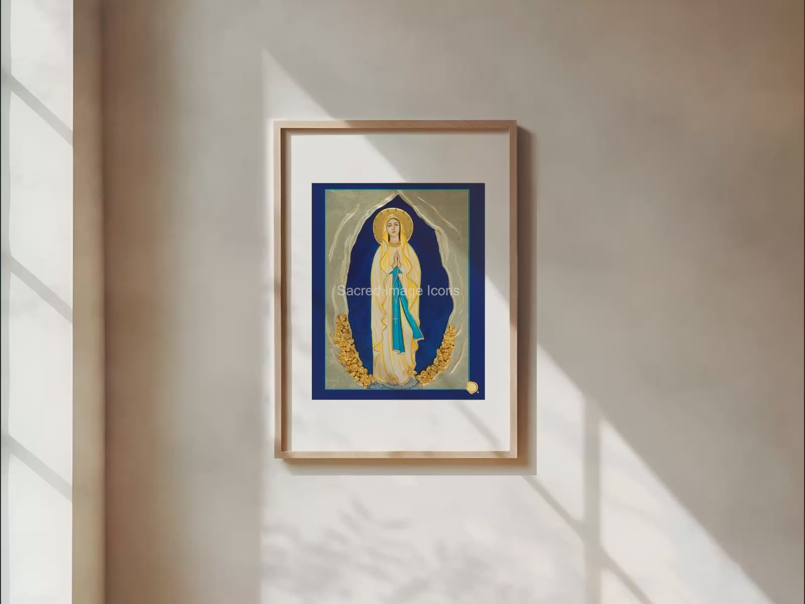 Our Lady of Lourdes 1 Icon Print