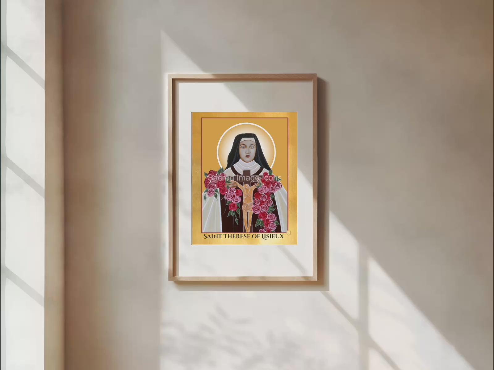 Saint Therese of Lisieux Icon Print