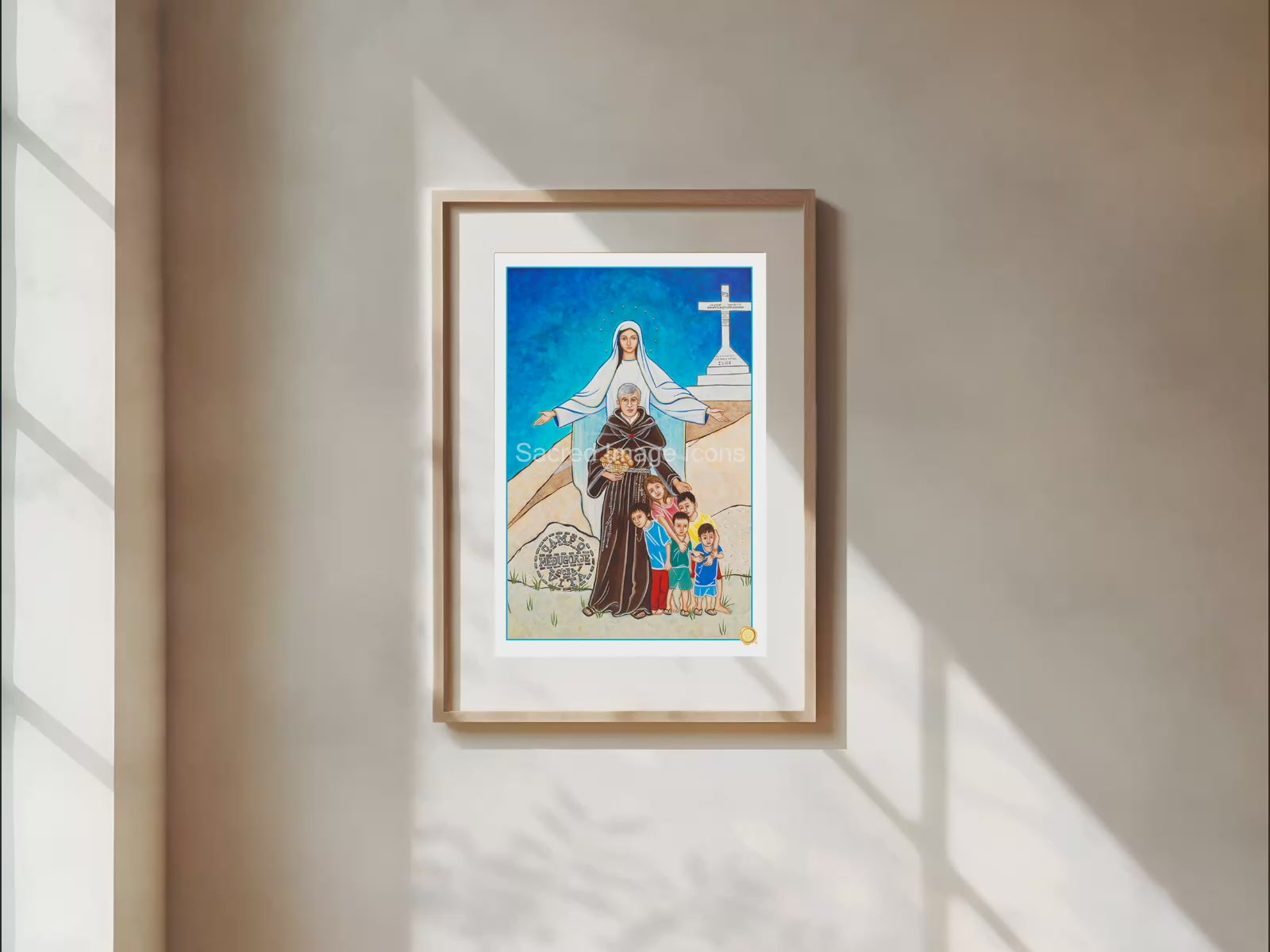 Our Lady of Medjugorje Icon Print