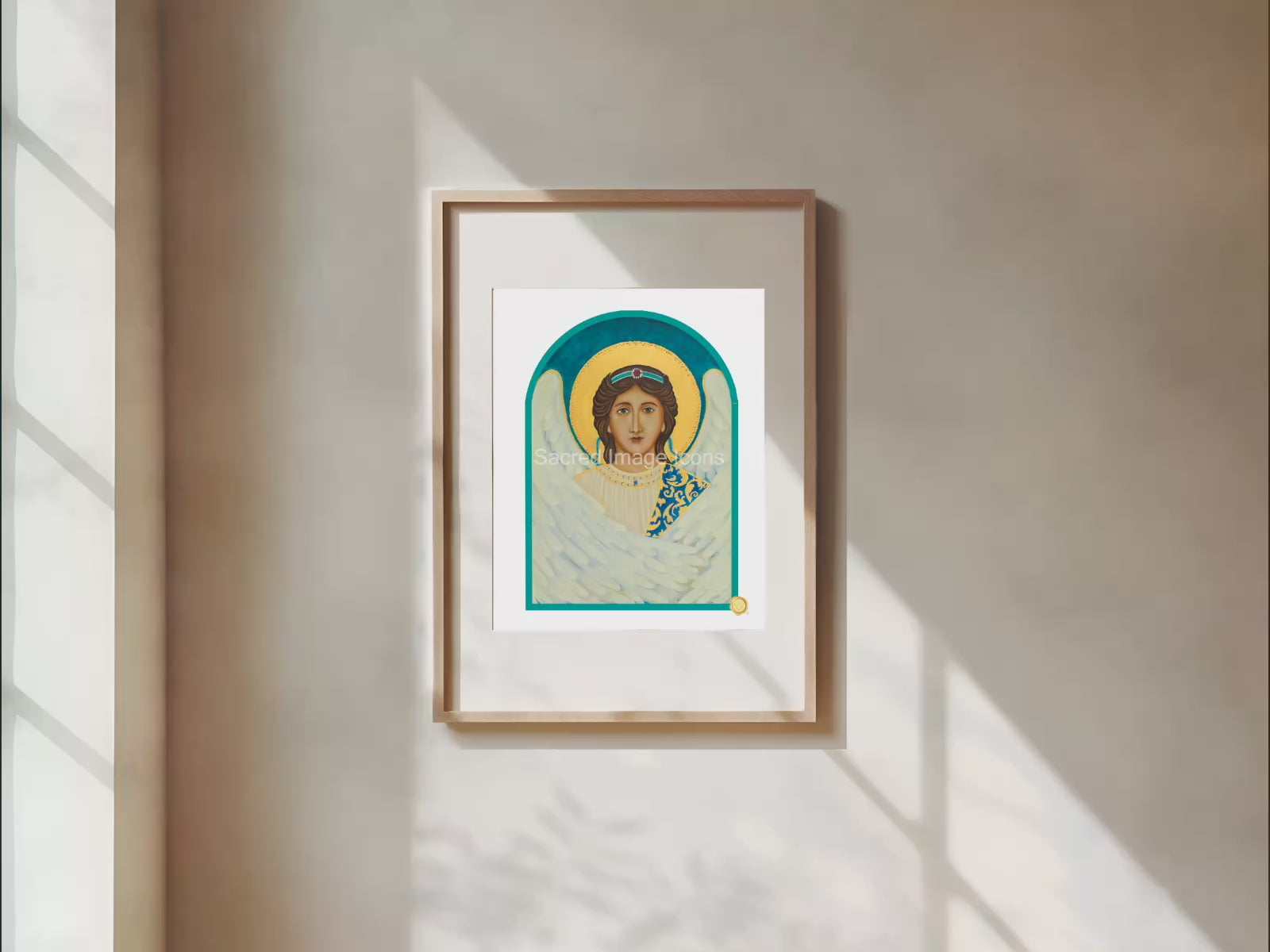 Guardian Angel Icon Print - Boy
