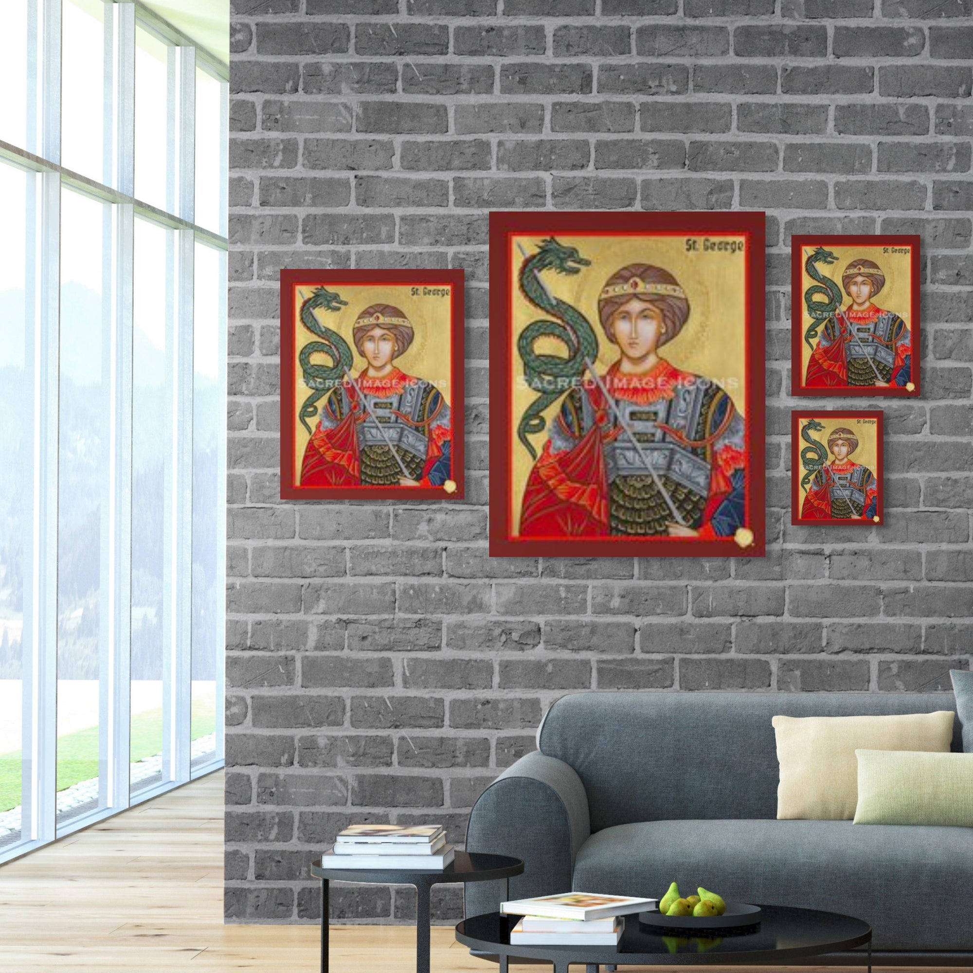 Saint George Icon Print