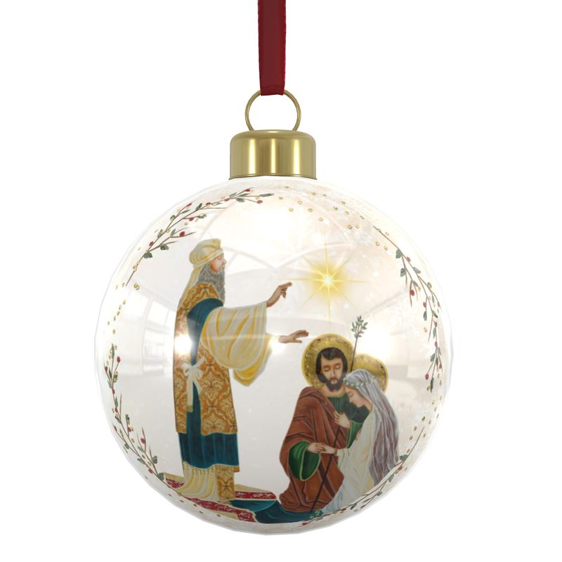 The Wedding of Mary and Joseph Bone China Christmas Tree Ornament