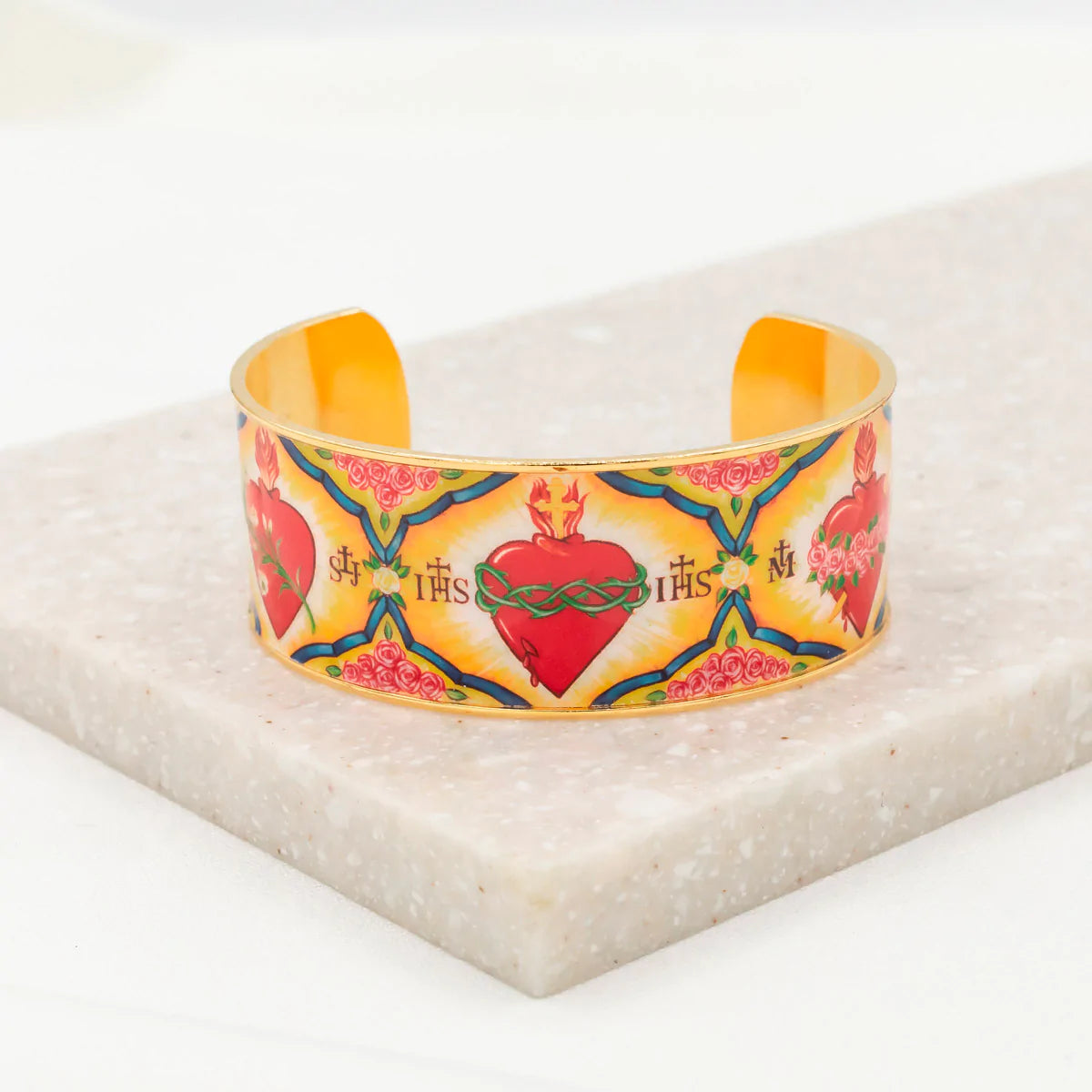 Holy Family Everlasting Heart of God Cuff Bracelet