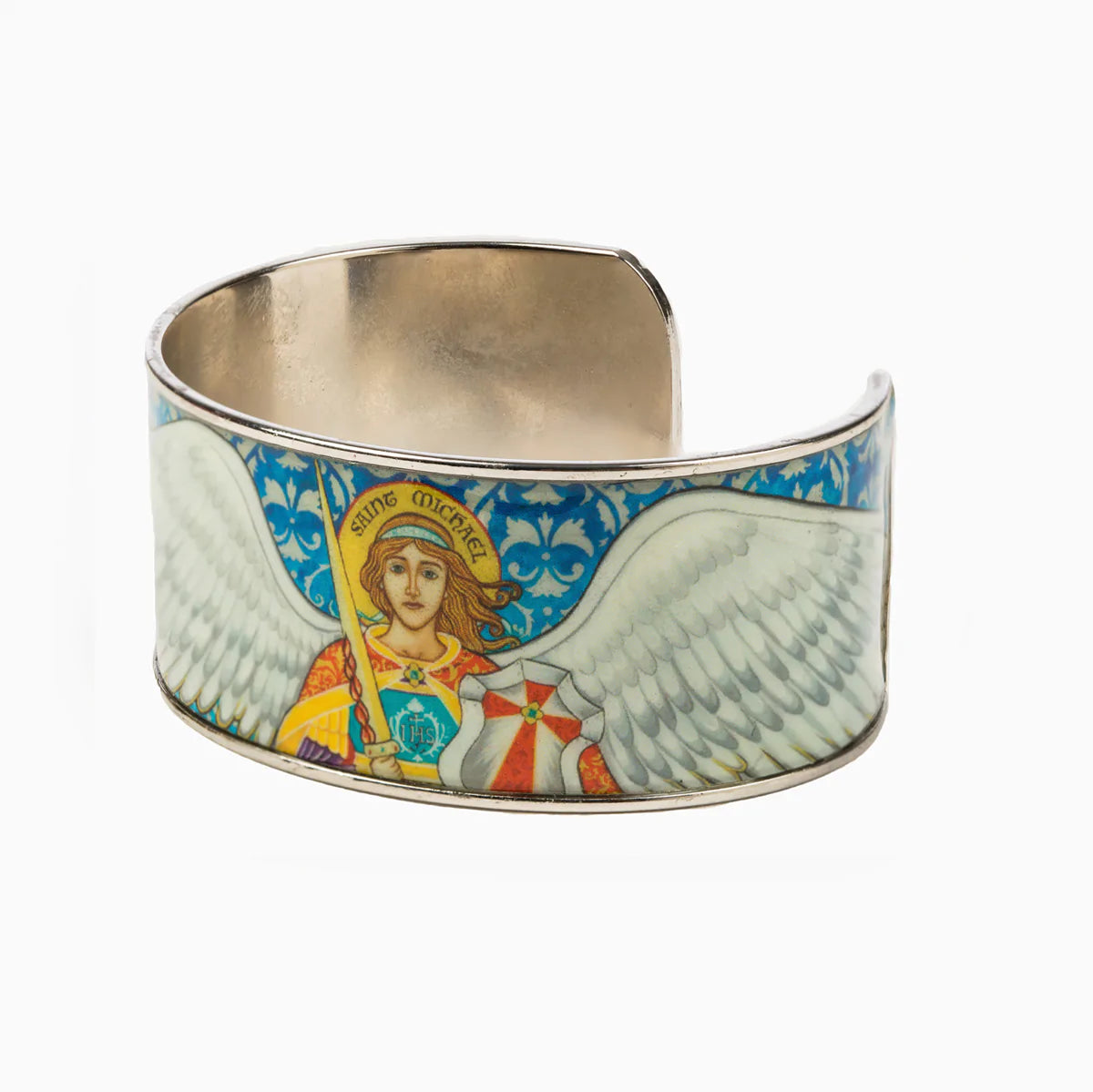 Archangel Michael Protection Cuff Bracelet