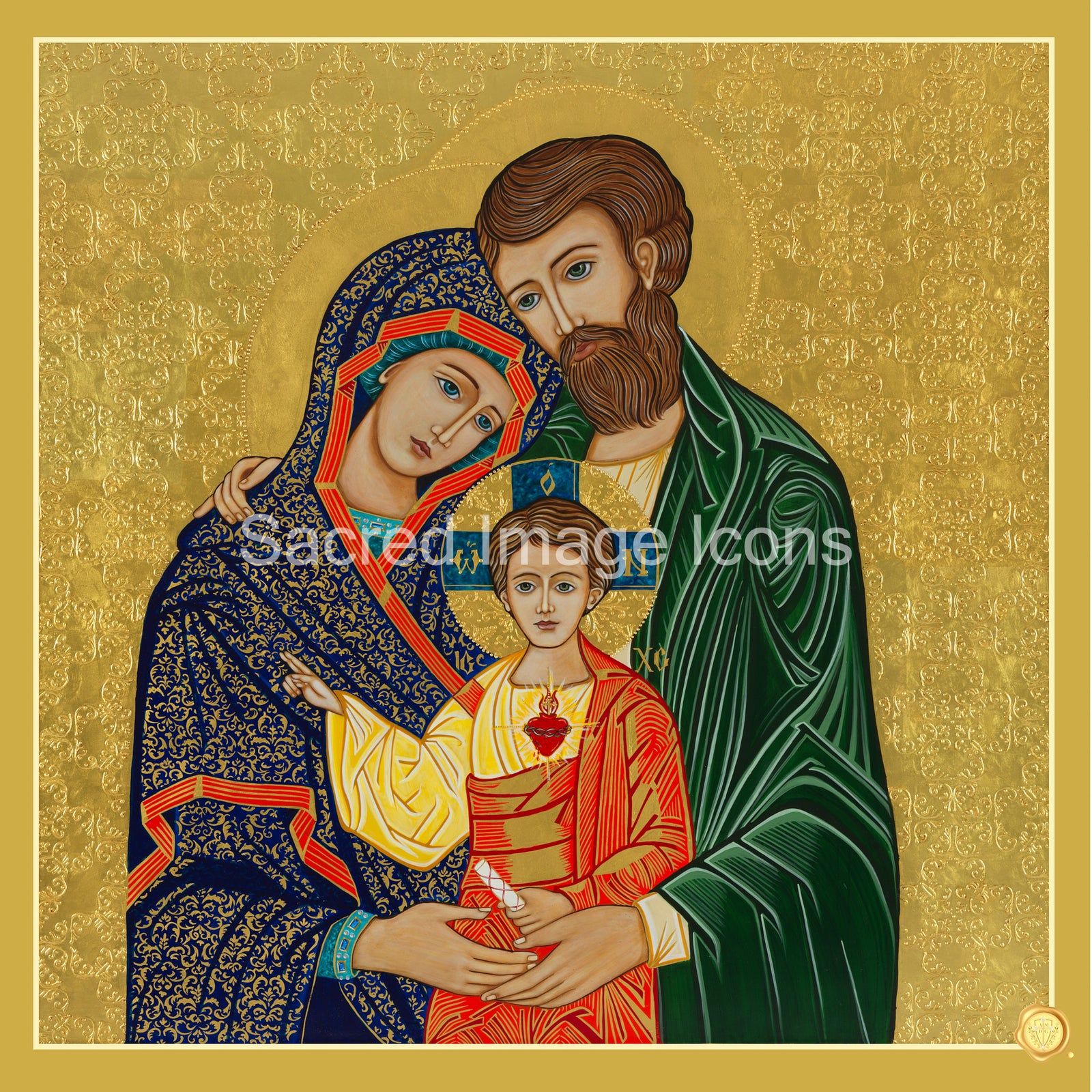 The Holy Family 1 Icon Print