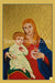 Sacred and Immaculate Hearts 2 Icon Print