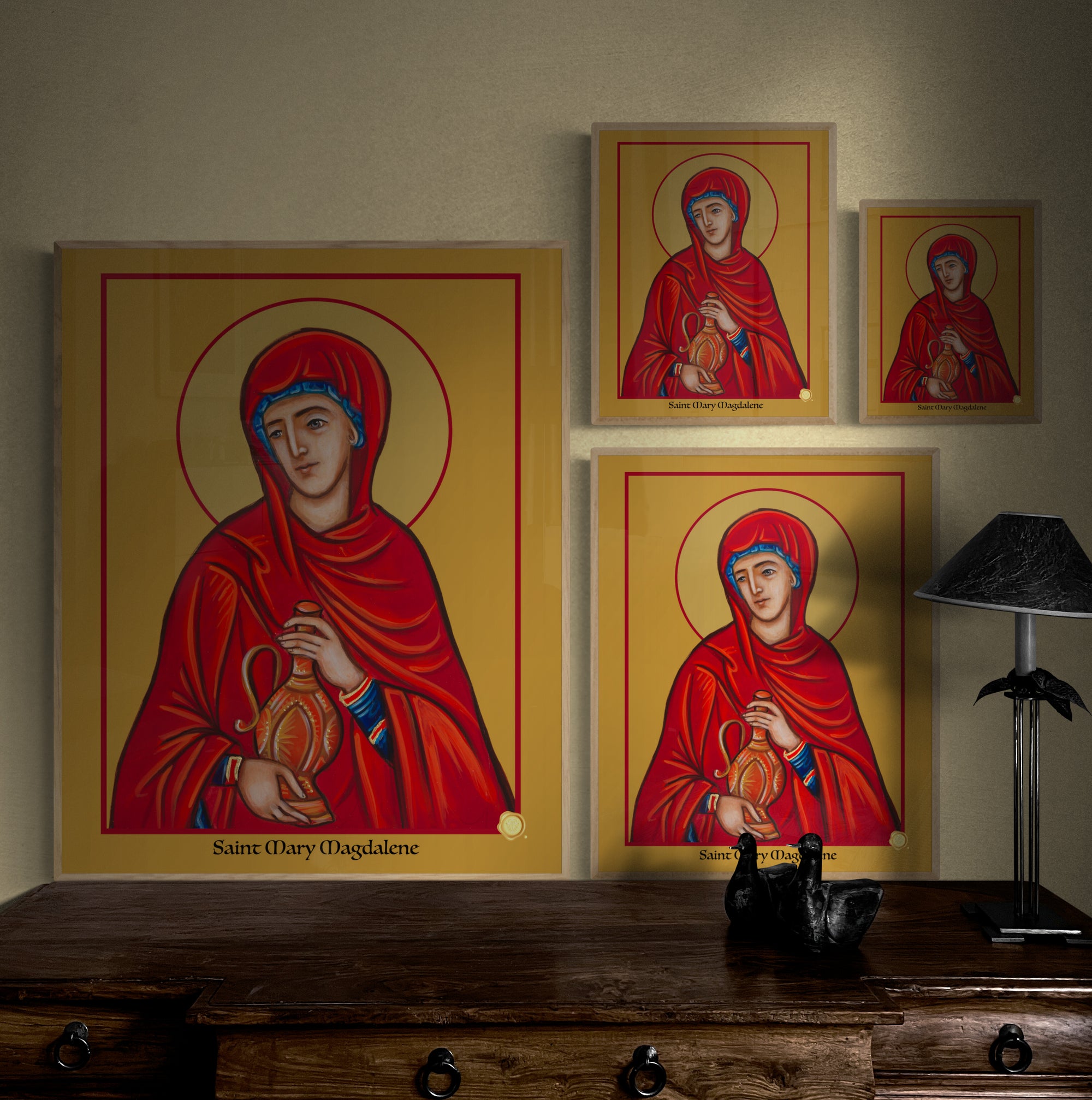 Saint Mary Magdalene Icon Print