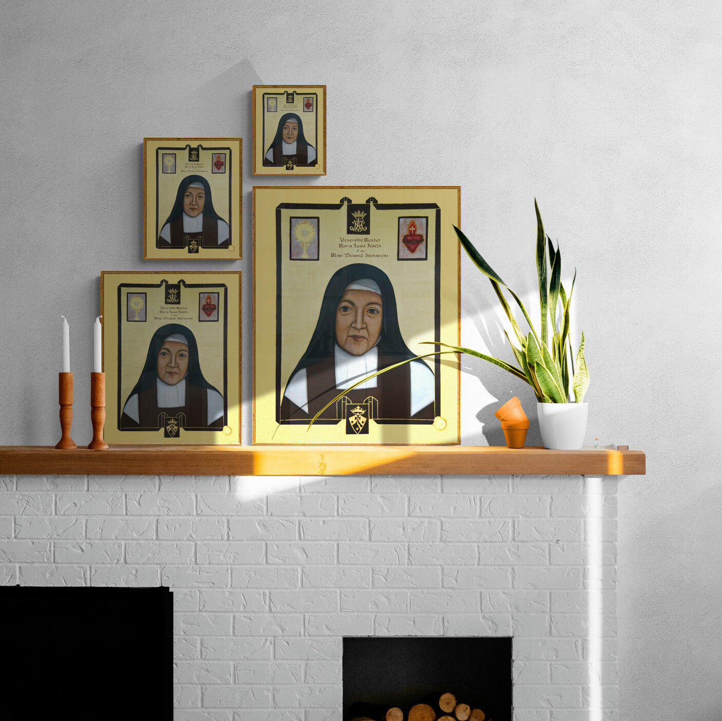 Venerable Mother Luisita Icon Print