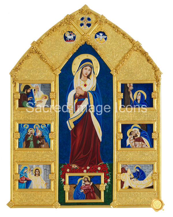 Monastery Icons Miraculous Medal for Men