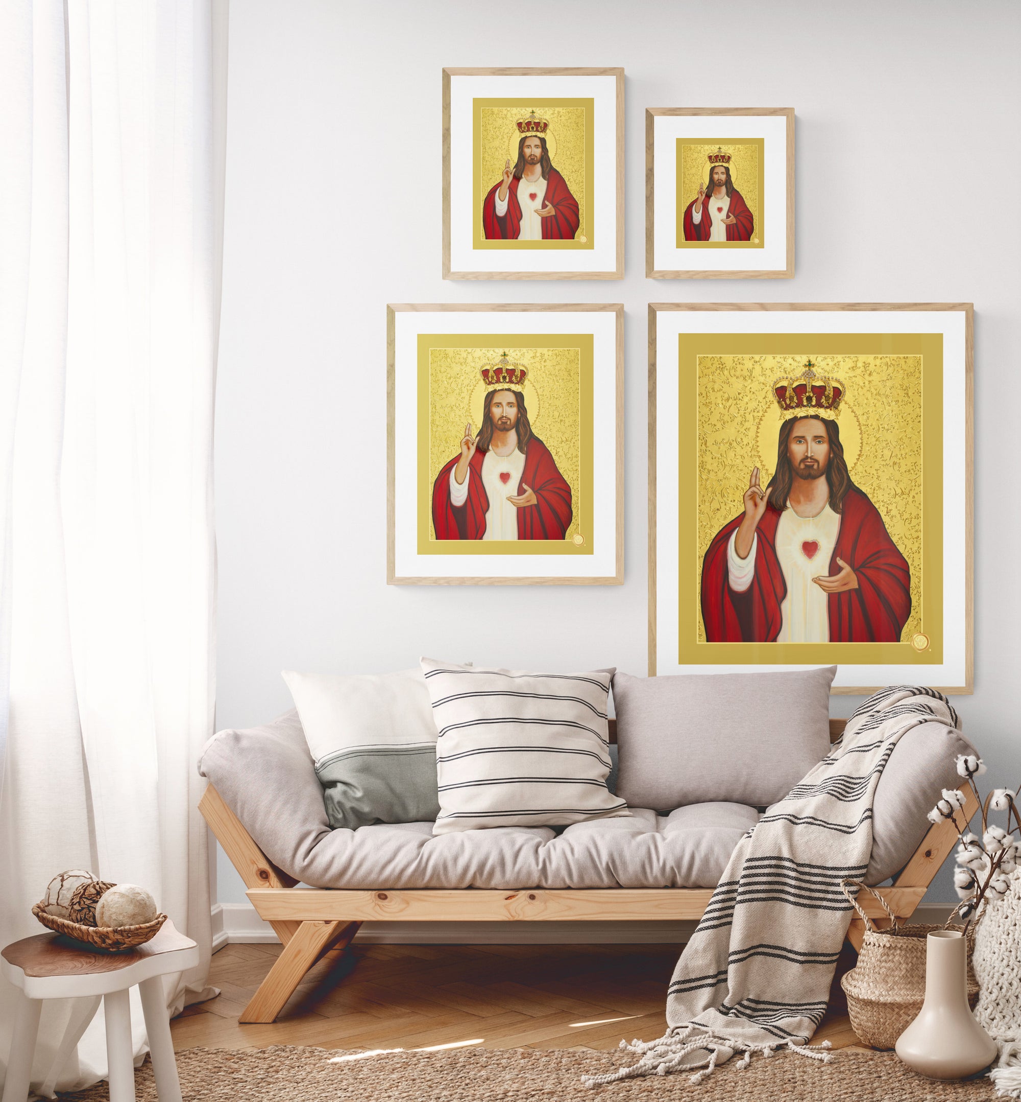 Sacred Heart Jesus Icon Print