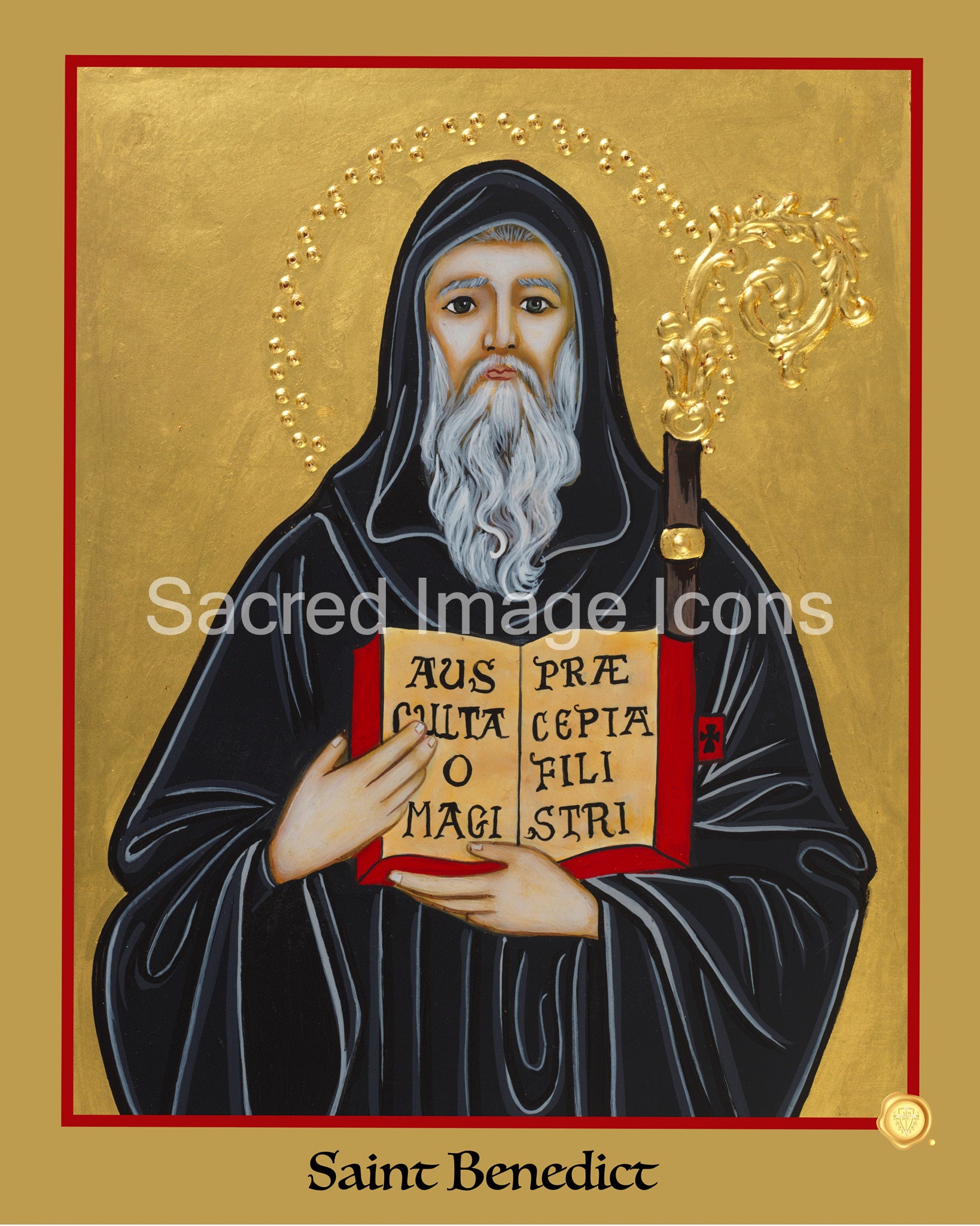 Saint Benedict 3 Icon Print