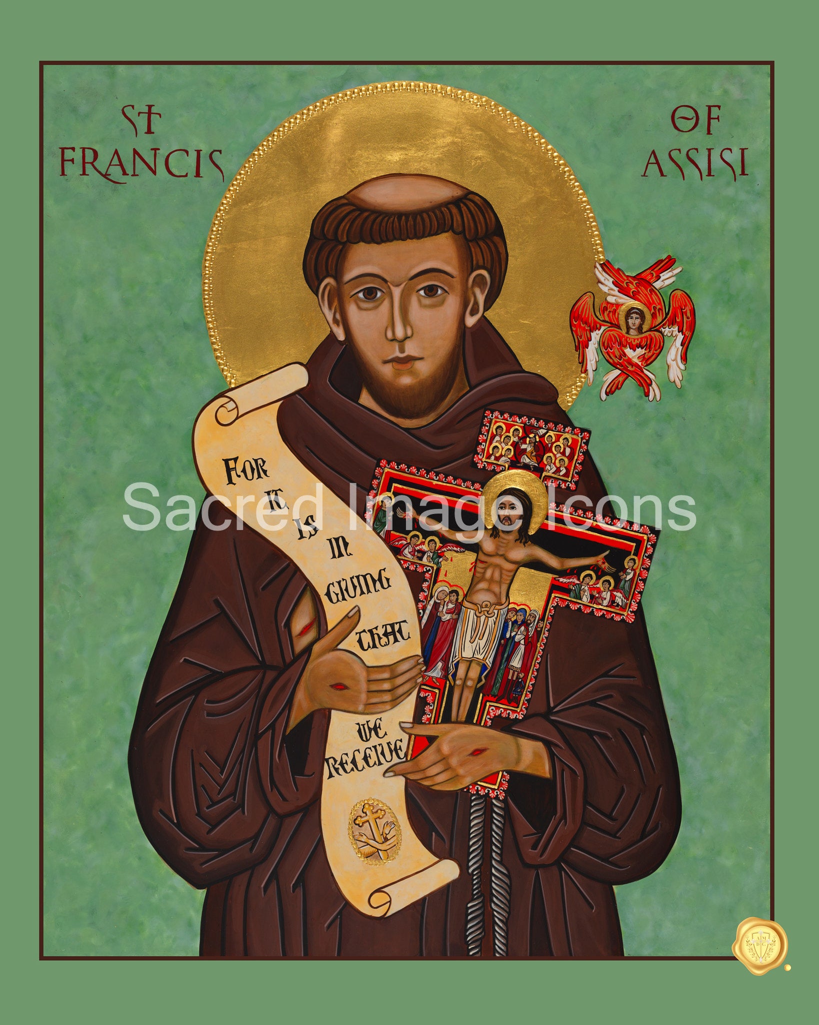 Saint Francis 2 Icon Print