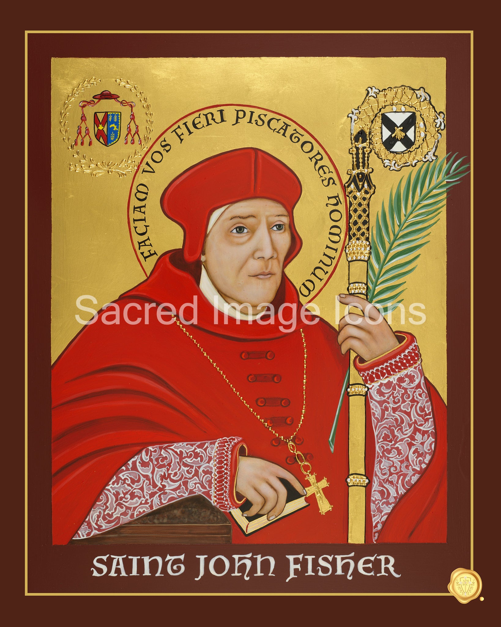Saint John Fisher Icon Print