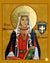 Saint Margaret of Scotland Icon Print