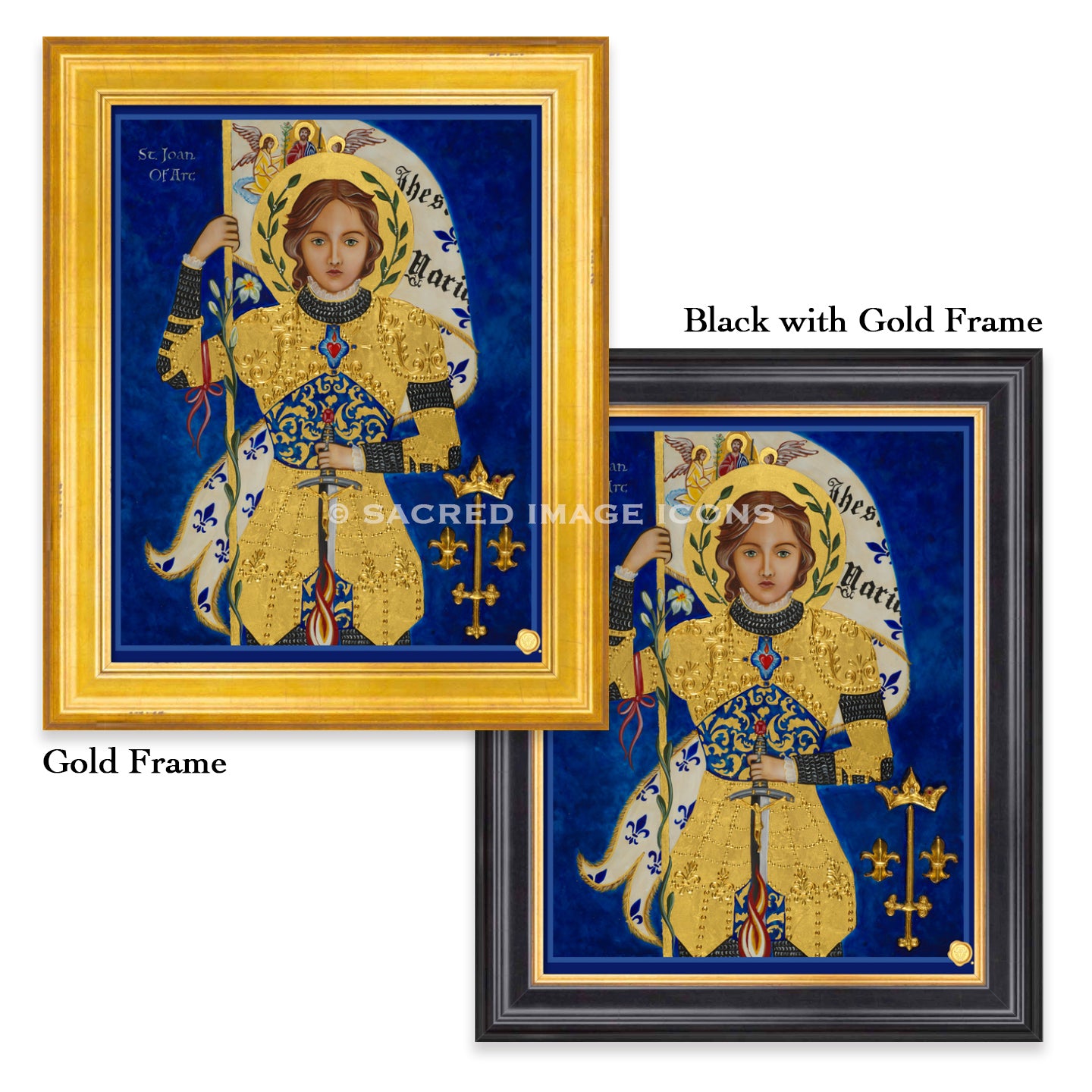 Saint Joan of Arc Icon Print