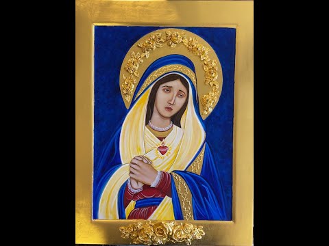 Our Lady of Sorrows 1 Icon Print